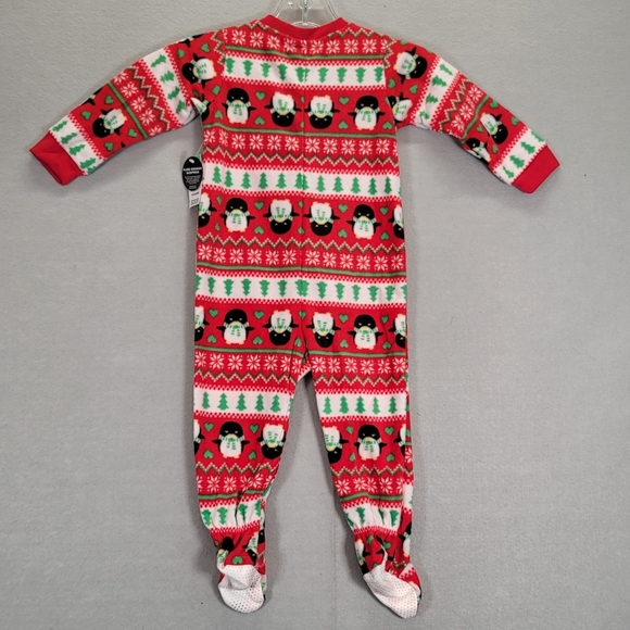 JOE BOXER Christmas Print Pajamas One Piece Suit Blanket Sleeper. 18 months - Picture 2 of 7